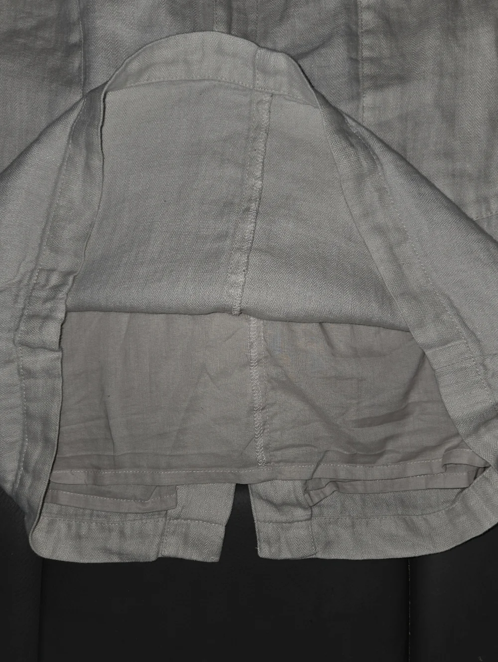 J Crew cream linen skirt pockets size 12
